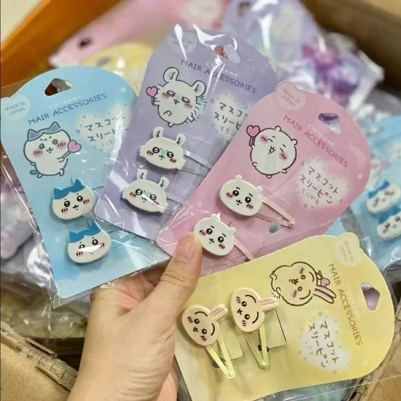 Фото Милые заколки-зажимы Kawaii (10 шт.) из серии Chiikawas: креативные, изысканные, для челки, подарки на день рождения №2