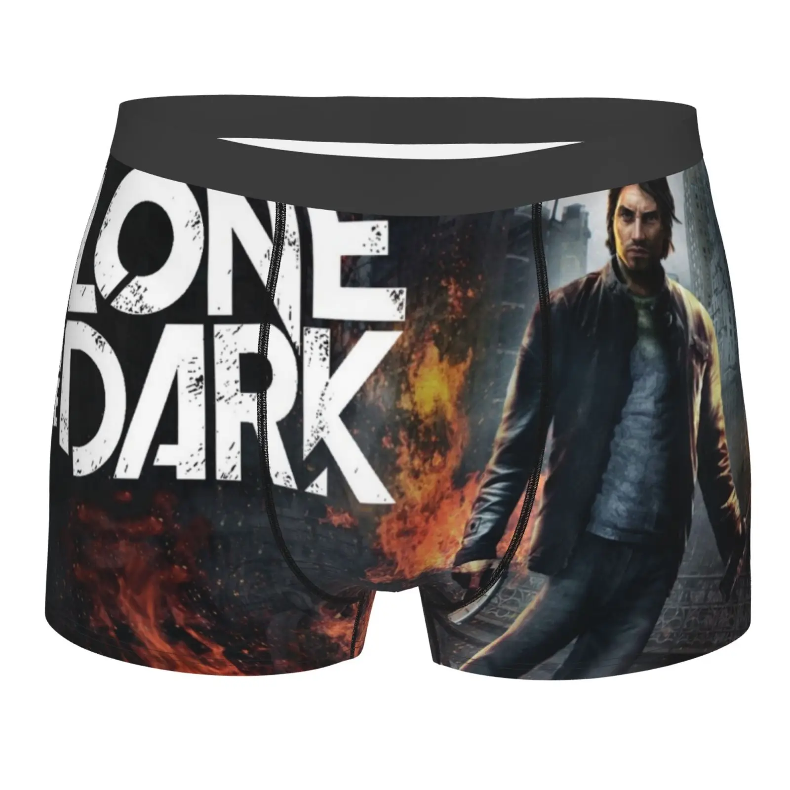 

Alone In The Dark 106 Men's Panties Fancy Underwear Men's Boxer Briefs Pocket Shorts Male Woman Print Long Mens Sexy Men Funny