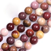 round loose mocha beads smooth spacer stone for bracelet making diy jewelry necklace charms accessories