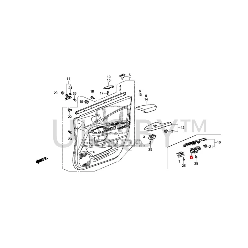 35750T0AH12 подходит для Ho nd a Jade Civic Lingpai Elysion, переключатель стеклоподъемника ПЕРЕДНЕЙ ДВЕРИ И Переключатель Стеклоподъемника задней двери (art.: 3920ca0fc799a) - 3920ca0fc799a