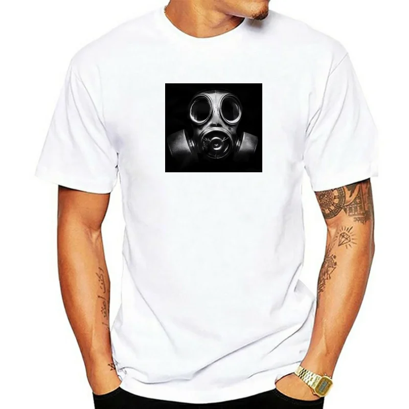Lost Gods Gas Mask Mens Graphic T Shirt Top Quality Tee |