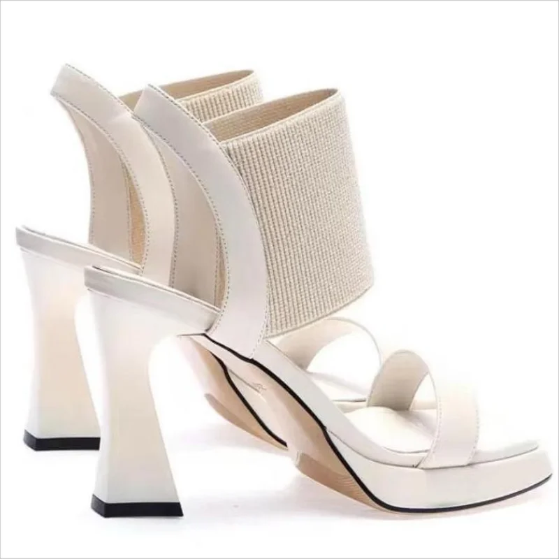 sandalias de mujer veran  High Heels Rome Sandals Female Fetish Strappy Shoes Lady  Summer Classic Sexy Casual Fashion Pumps