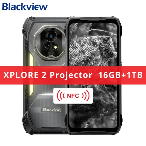 Смартфон Blackview Xplore 2 Projector, 12/256ГБ, 16ГБ/1ТБ
