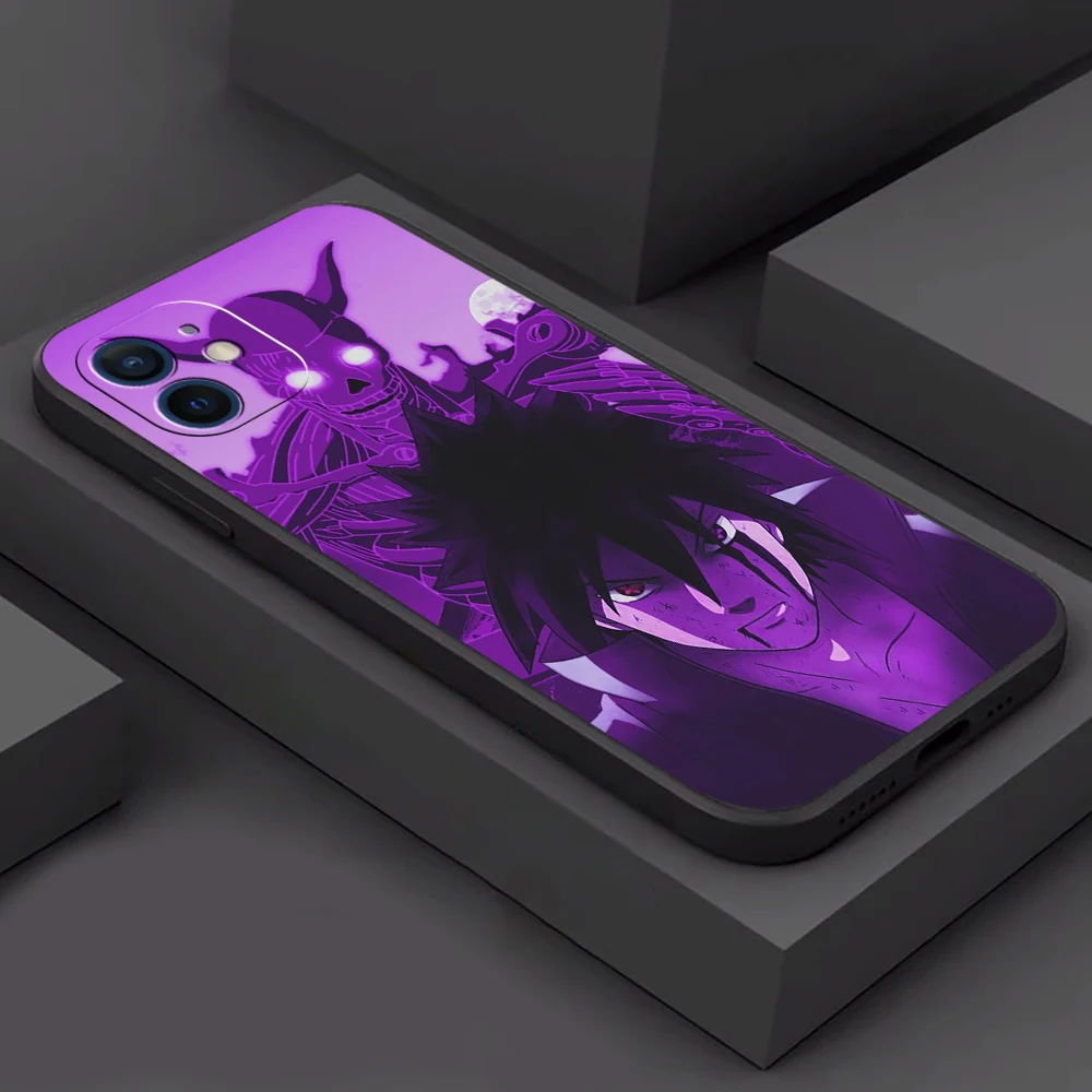 

Japanese NARUTO Anime Phone Case For Funda iPhone 11 12 13 Pro Max 12 13 Mini X XR XS Max 5s 6 7 8 Plus Etui Carcasa Soft Back