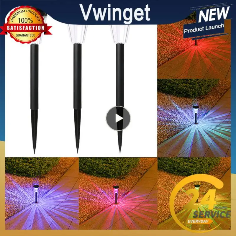 

Garden Lights Garden Arrangement Life Waterproof Floor Insert Lamp Intelligent Light Control Large Capacity Battery Nightlight