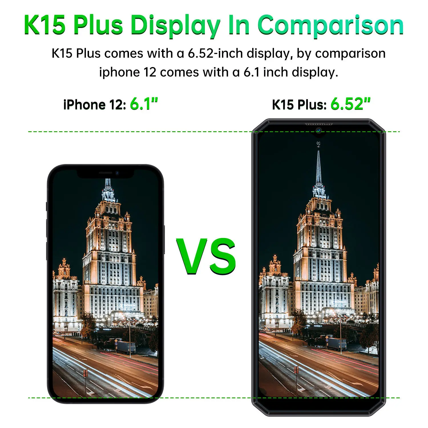 Oukitel K15 Plus Mobile Phones 10000mAh 6.52'' Display Android Unlocked Smartphone 13MP Triple Rear Cameras NFC Cellphones