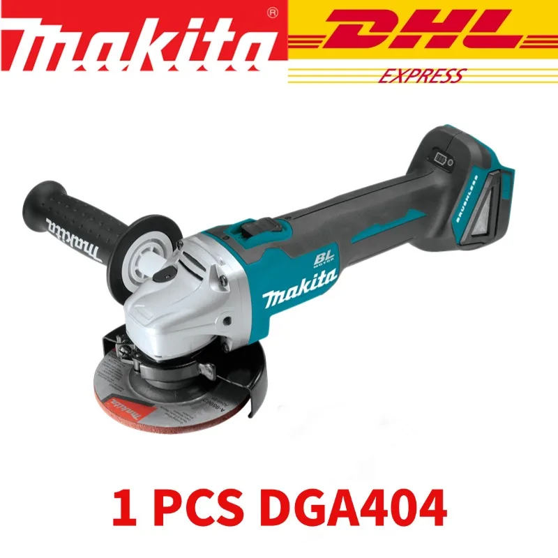 

Makita 125 DGA404 Бесщеточная угловая шлифовальная машина 18В