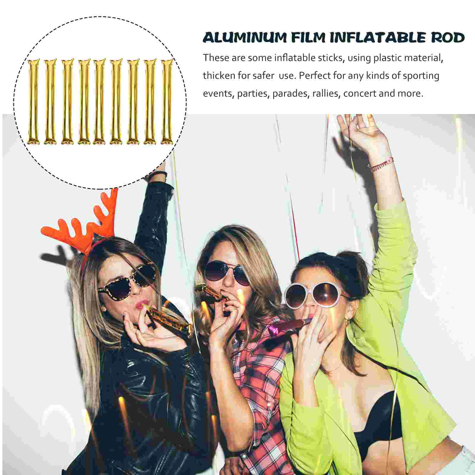 24 шт. реквизит для шутки клоуна надувная палочка баскетбольная игрушка