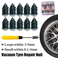 car vacuum tyre repair set nail kit wheels motorcycle scooter rubber tubeless tire repair tool glue free repair tire rubber nail