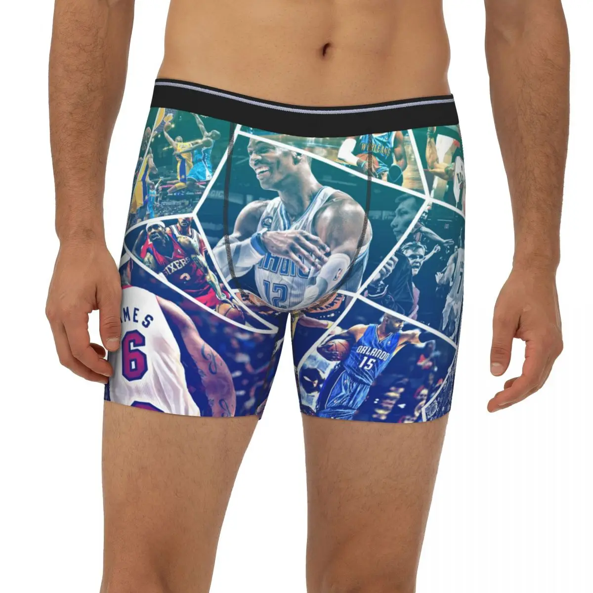 Basketball Underpants Breathbale Panties Male Underwear Boxer Briefs extended underwear