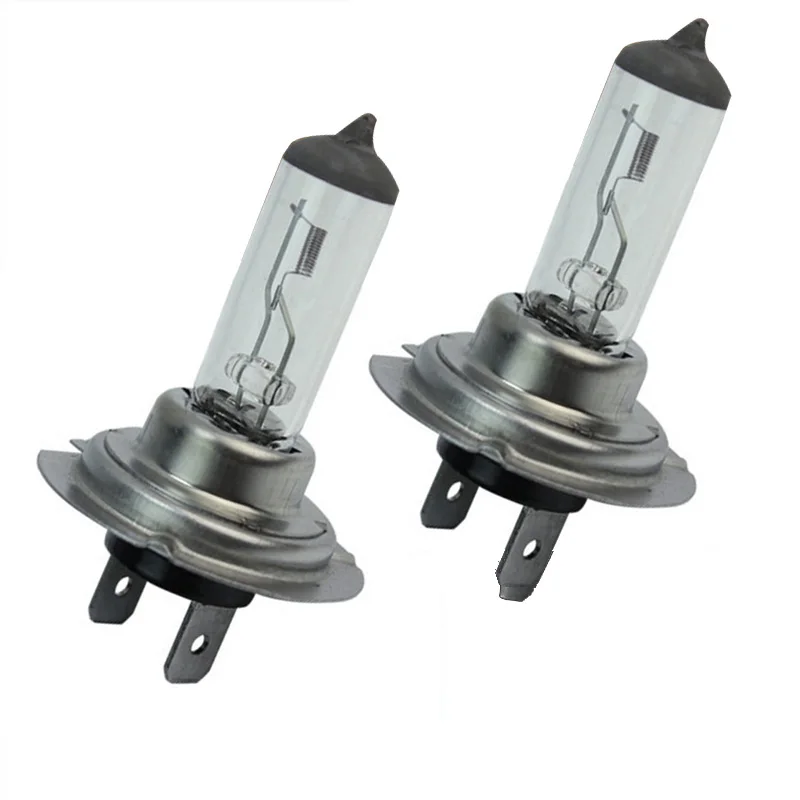 

2Pc Sets Car H7 Xenon Headlight 55W 6000K Halogen White Light Lamp Bulbs Driving At Night High Power Car Headlight