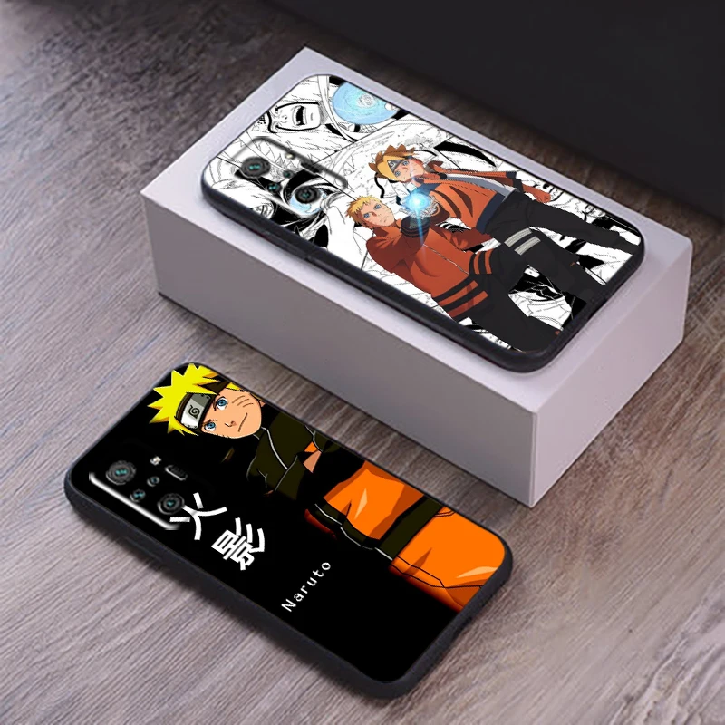 

NARUTO Anime Phone Case For Xiaomi Redmi 9 9T 9i 9AT 9A 9C 10S 10T 10 Pro MAX 5G Black Liquid Silicon Back Funda Coque Carcasa