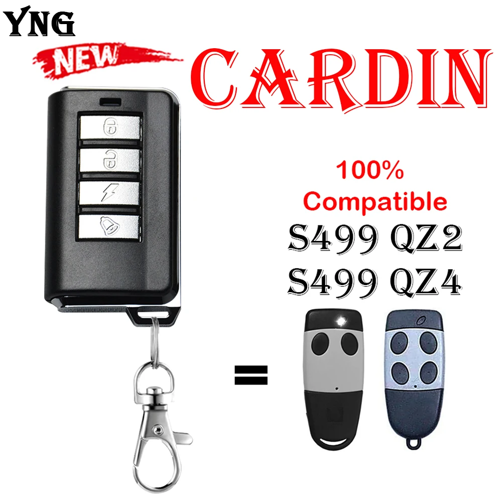 Новейший пульт Cardin S449 с кодом прокрутки 433,92 МГц для беспроводного передатчика ворот гаража QZ4 QZ2.