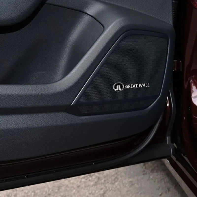 3D наклейка для стайлинга автомобиля алюминиевая эмблема внутренний динамик