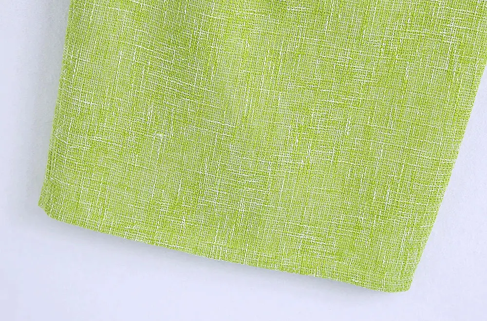 Женская твидовая юбка средней длины винтажная модная на пуговицах с разрезом