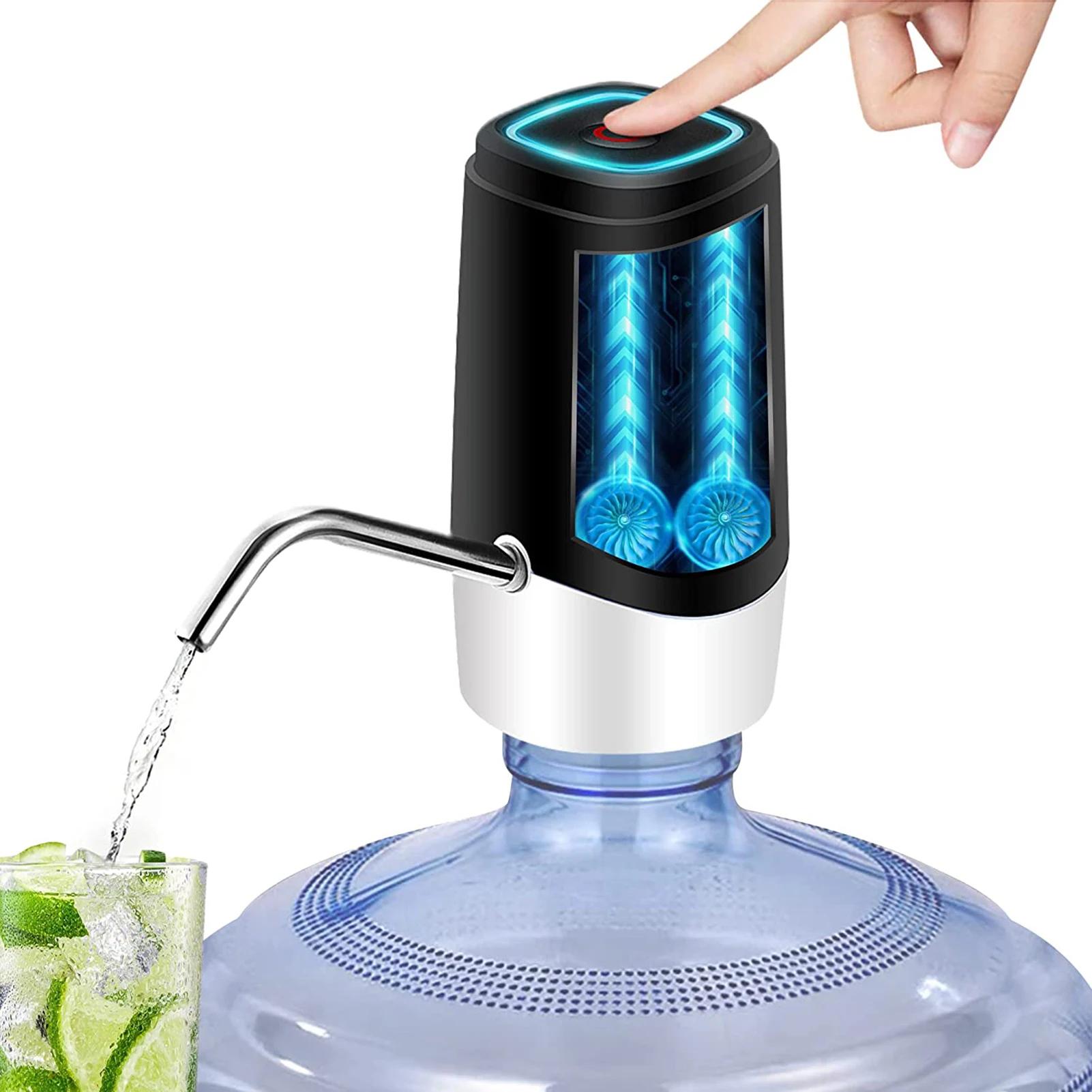

Bottle Water Pump Automatic USB Charging Water Dispenser Electric Drinking Water Pump For 2 3 4 5 Gallon Water Bottle