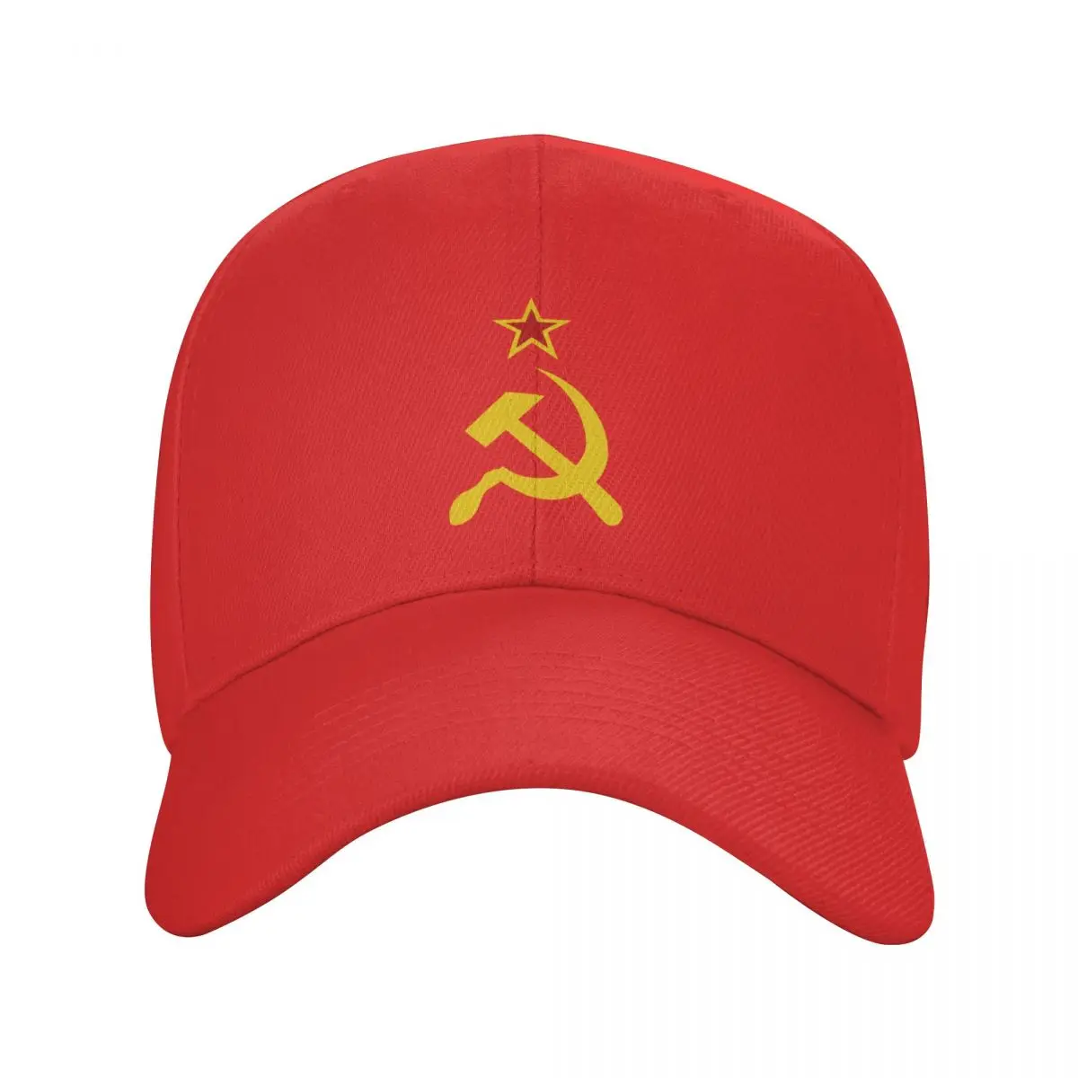 

New Russian Soviet Flag Baseball Cap for Women Men Breathable CCCP USSR Hammer Sickle Dad Hat Performance Snapback Summer Hats