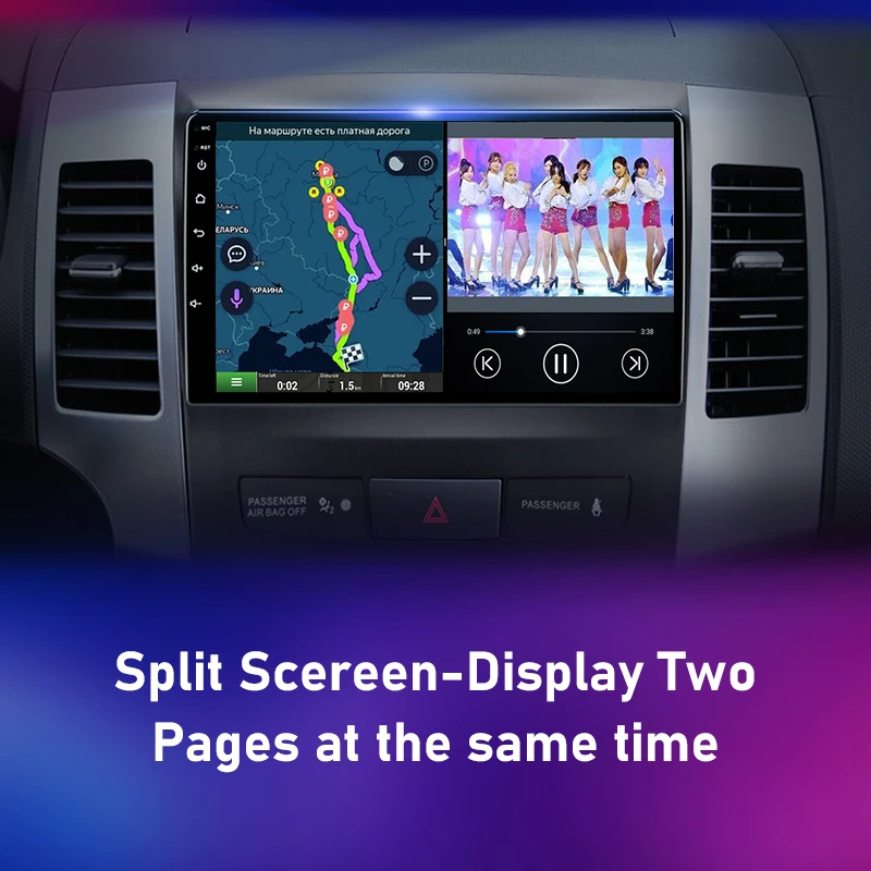 Srnubi 2Din Android 10 Carplay Auto Car Radio Multimedia Player for Mitsubishi Outlander 2 2005 - 2011 Citroen C-Crosser DVD | Автомобили