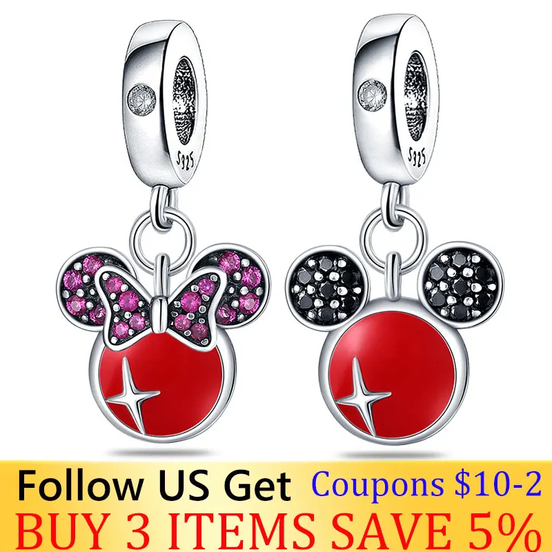 

100% Top Sale 925 Silver Color Pacifier Foot Charm Beads For Prata Original Pandach Bracelet Necklace Punk Ladies Girls Jewelry