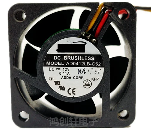 Новый оригинальный Диагональ 4020 дюйма, 4 см, 12 В, 0,11 А, 1U, охлаждающий вентилятор для сервера