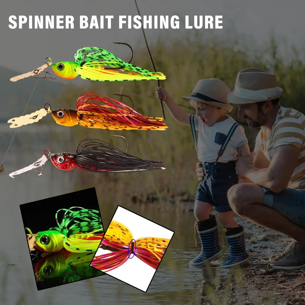 

1pcs Spinner Bait Fishing Lure High Quality Fishing Fishing Sequins Metal Accessories Spinner Baits Bait Artificial Lure U0F0