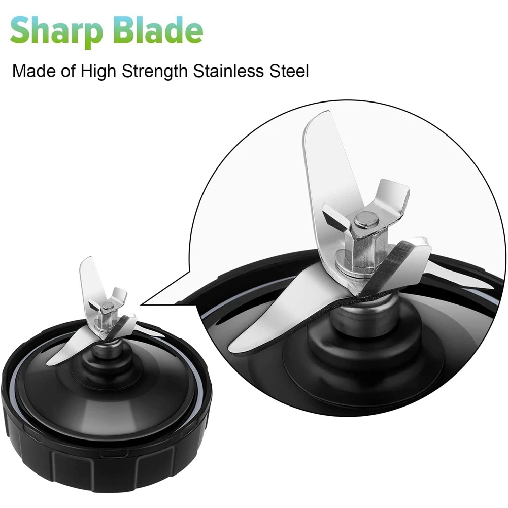 Запасные части для 6 плавников блендера Nutri Ninja 1000W Auto-IQ BL480D BL480 BL480-70 BL480W-70 BL481-70 BL482-70