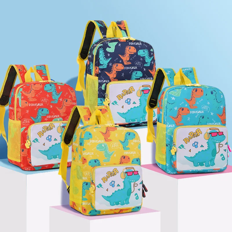 Children Dinosaur Backpacks Cartoon Schoolbag In Kindergarten Cute Kids Preschool Backpack for Girl Boy Baby Snack Bags