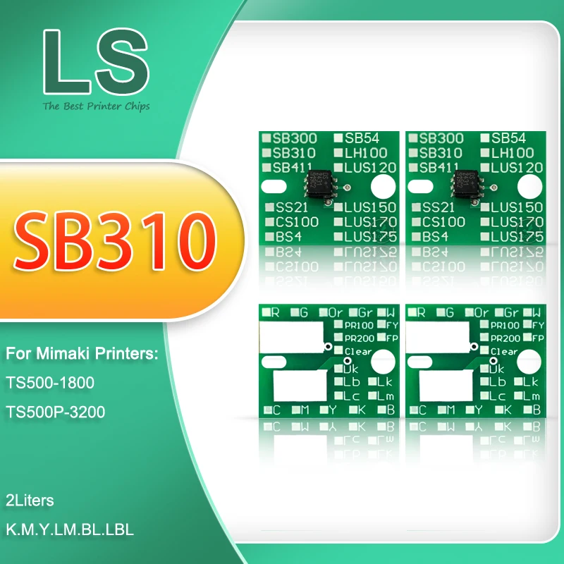 

2Liter SB310 Cartridge Chip IC Chip For Mimaki TS500-1800 TS500P-3200 Printer For Dye Sublimation Ink Bottle SB310 Chips