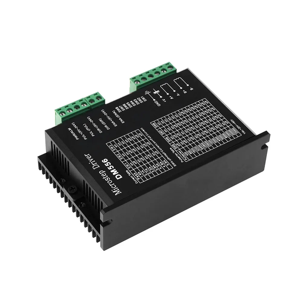 

3/6/9pcs DM556 phase Digital Stepper Motor Driver For NEMA 17 23 34 Series Stepper Motor CNC machine 3d printer