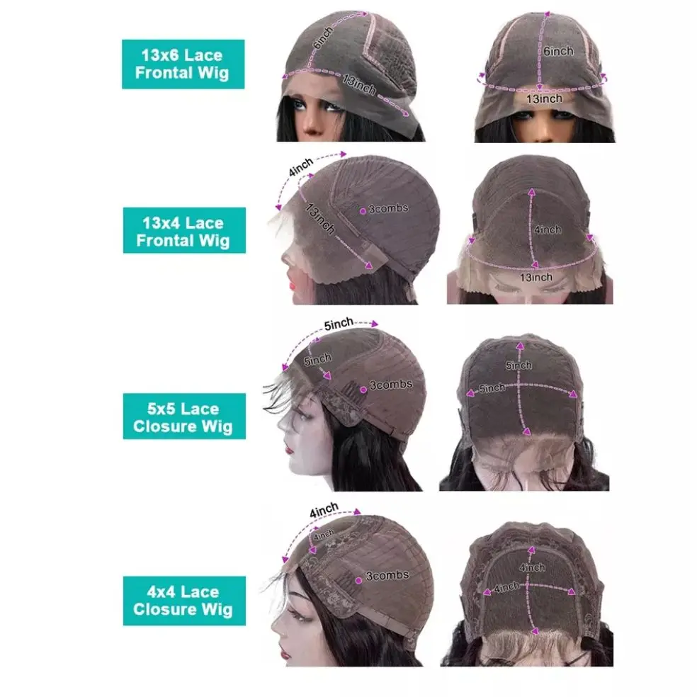 Парик фронтальный прямой Женский натуральные волосы HD 36 38 дюймов 13 х4 5 Х5 х6