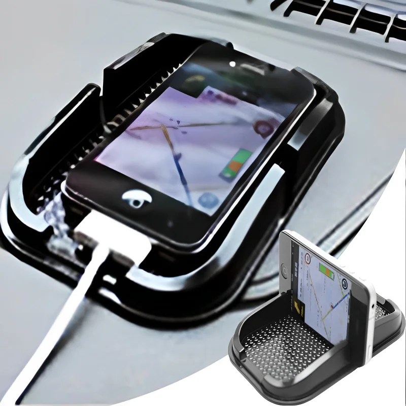 

Car Non-Slip Mat Phone Holder Mutifunctional Keys Cards Sunglasses Coins Phones Organizers Pad Universal Auto Bracket