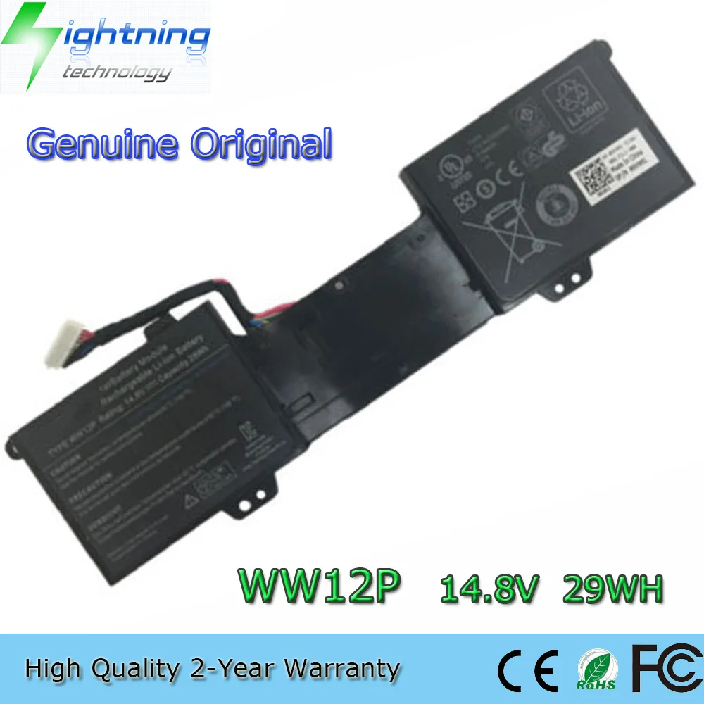 

New Genuine Original WW12P 14.8V 29Wh Laptop Battery for Dell Inspiron DUO 1090 Tablet PC 9YXN1 TR2F1