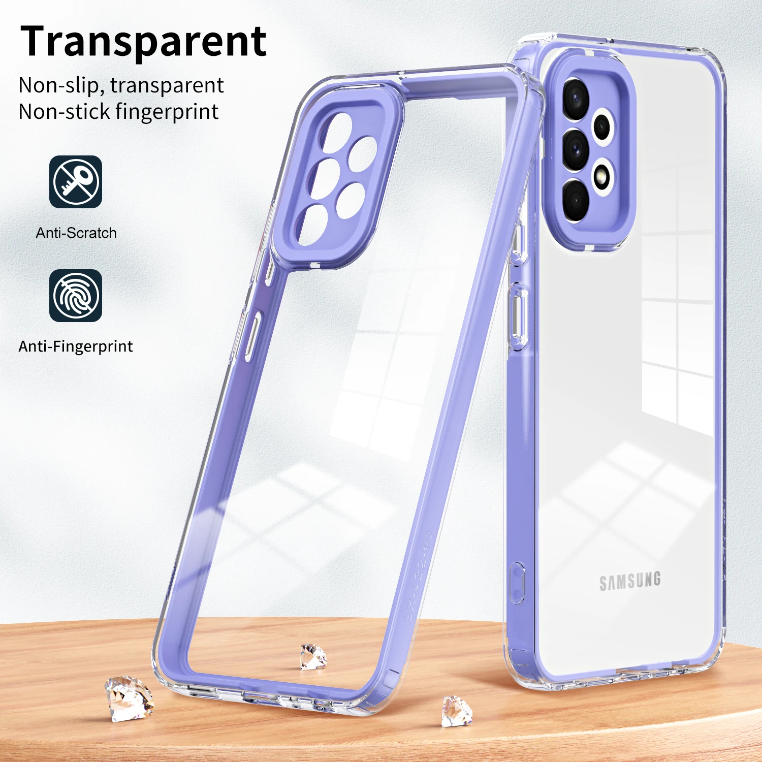 

3 IN 1 Frame Clear Case for Samsung A53 A73 A33 5G 2022 Soft Silicone Hard Luxury Phone Cover Galaxy A23 A13 A51 A32 4G A52 A52S