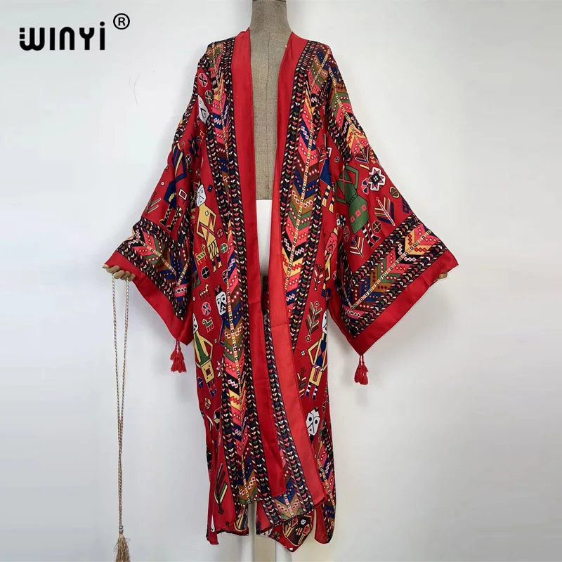 WINYI 2022 Модный летний женский кардиган Стич коктейль Элегантный пикантный Бохо