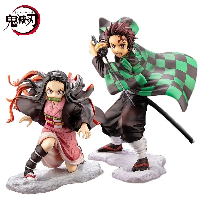 

1pcs Anime Demon Slayer Figure Kimetsu No Yaiba Kamado Tanjirou Agatsuma Zenitsu Kamado Nezuko Kochou Shinobu Figure Toys Gift