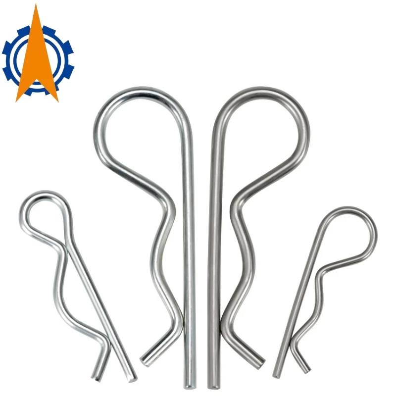 

Stainless Steel/Zinc M1 M2 M3 M4 M5 M6 M7 M8 Steel R Type Spring Cotter Pin Wave Shape Split Clip Clamp Hair Tractor Pin for car
