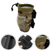 bike water bottle holder handlebar with mesh pockets oxford fabric drink cup durable bicycle cup holder for most size of bottle