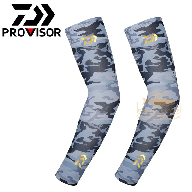 

2022 New Dawa outdoor fishing sunscreen ice silk sleeves camouflage men's and women's summer sports cycling arm guard sleeves