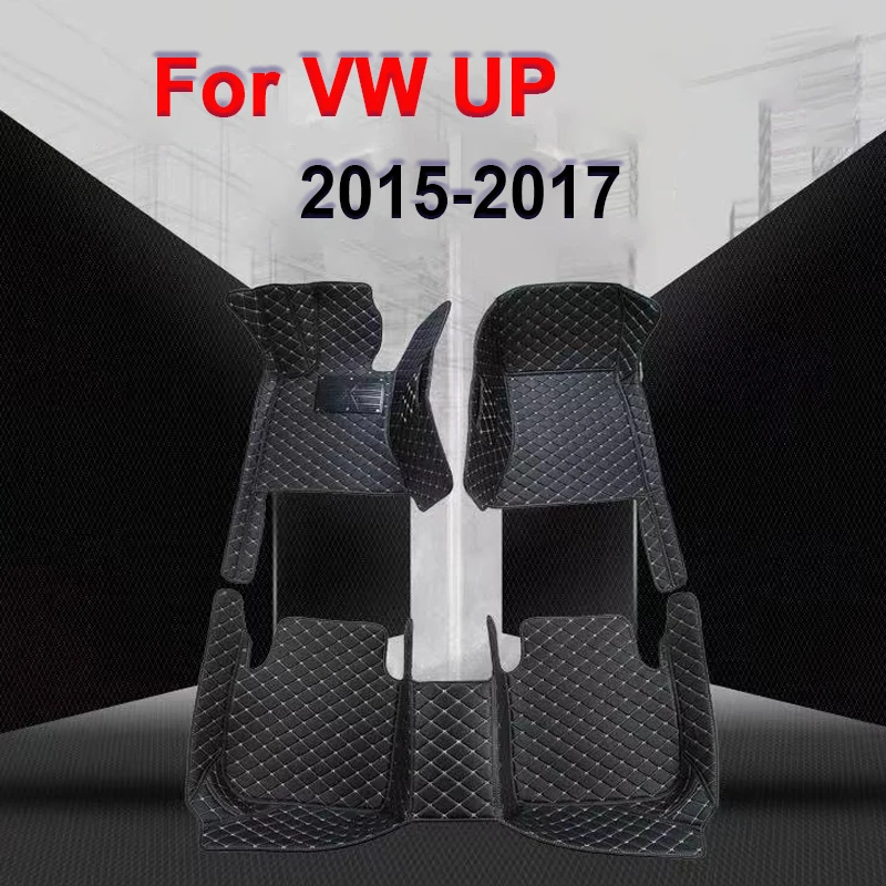 

Car floor mats for VOLKSWAGEN VW UP 2015-2017 Custom auto foot Pads automobile carpet cover car accessories