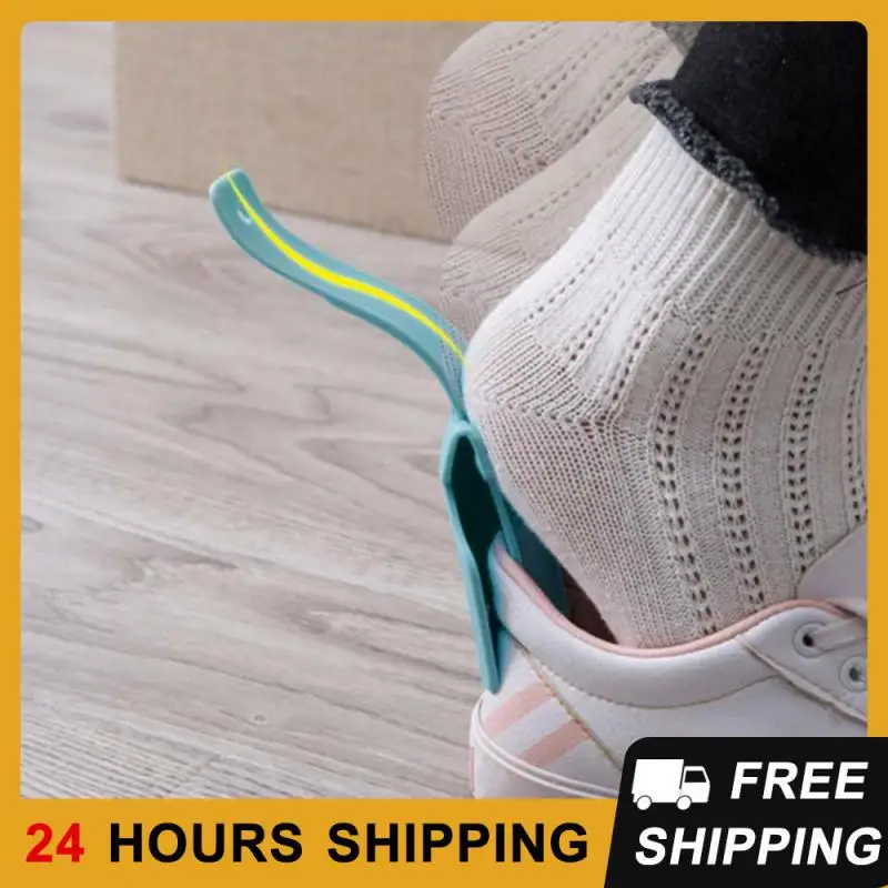 

1/2PCS Portable Shoehorn Lazy Unisex Wear Shoe Horn Helper Shoe Easy On And Off Shoe Sturdy Slip Aid Tool Shoes Accessories