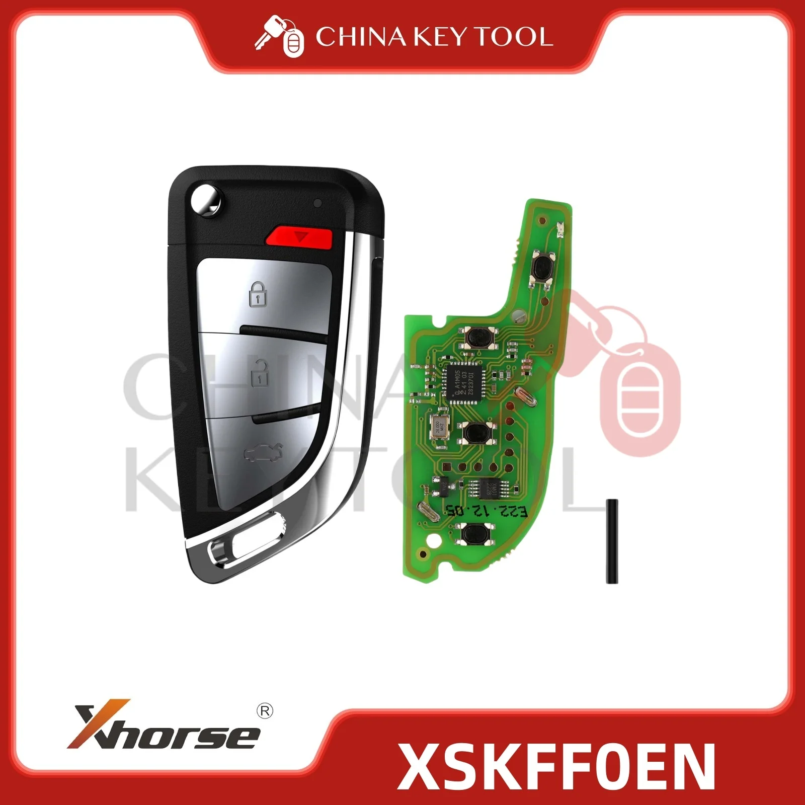 

1PCS Xhorse XSKFF0EN Smart Key Knife Style 4 Buttons