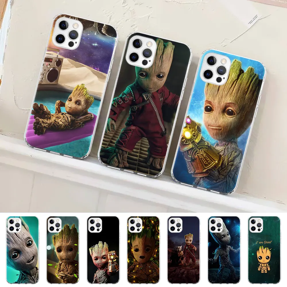 Прозрачный чехол из ТПУ для Apple iPhone 11 13 14 Pro Max 12 mini SE 2020 XR X XS 7 8 Plus 5 5s 6 6s