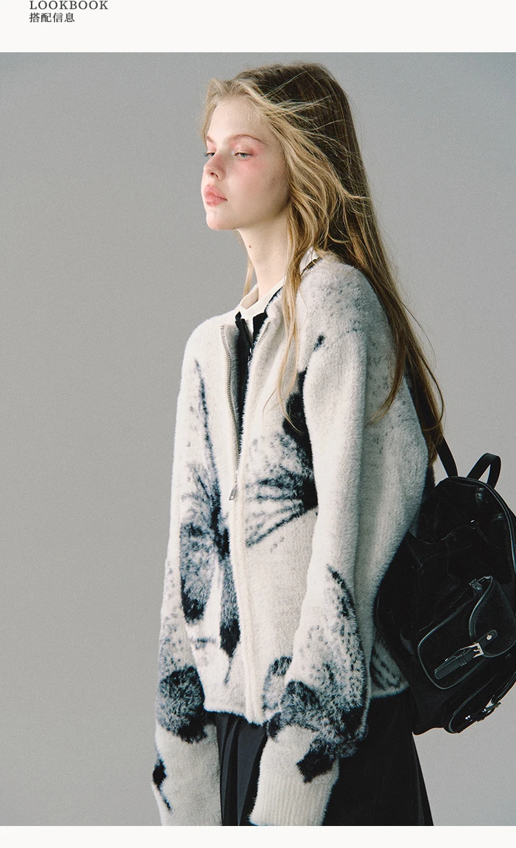 Кардиган Y2K в готическом стиле черный свитер на молнии с бабочками новые