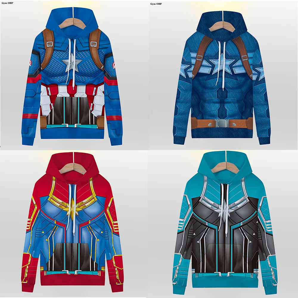 

свитшот Модные мужские толстовки с 3D-принтом супергероев, Женский свитшот, шапка в стиле Харадзюку, аниме, толстовки, пуловеры, Крутое повседневное пальто для мальчиков и девочек