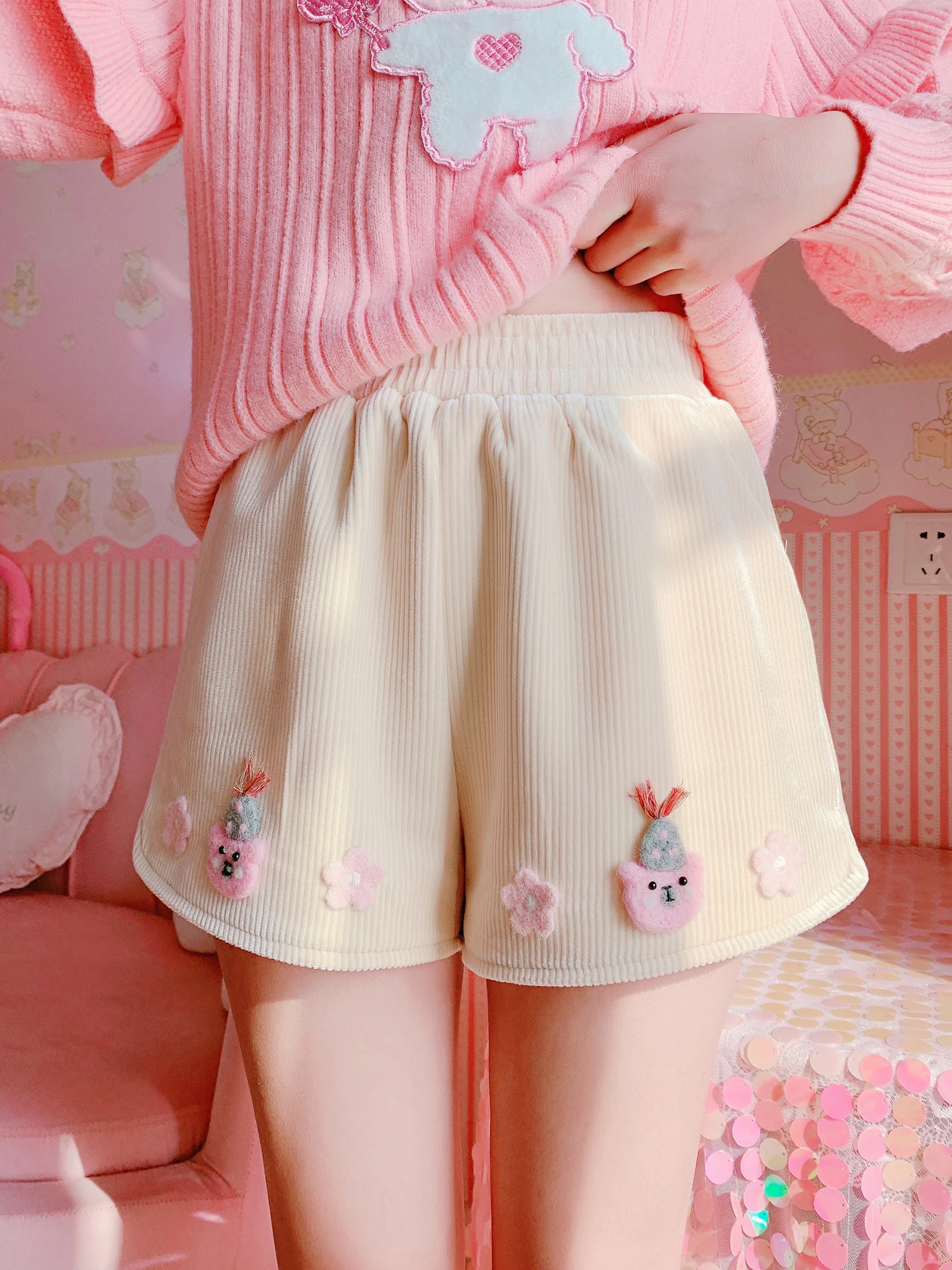 2023 New Summer Casual A- Line Wide Leg Pants High Waist Shorts Slimming Versatile Loose Shorts for Women Fashion Short Pants