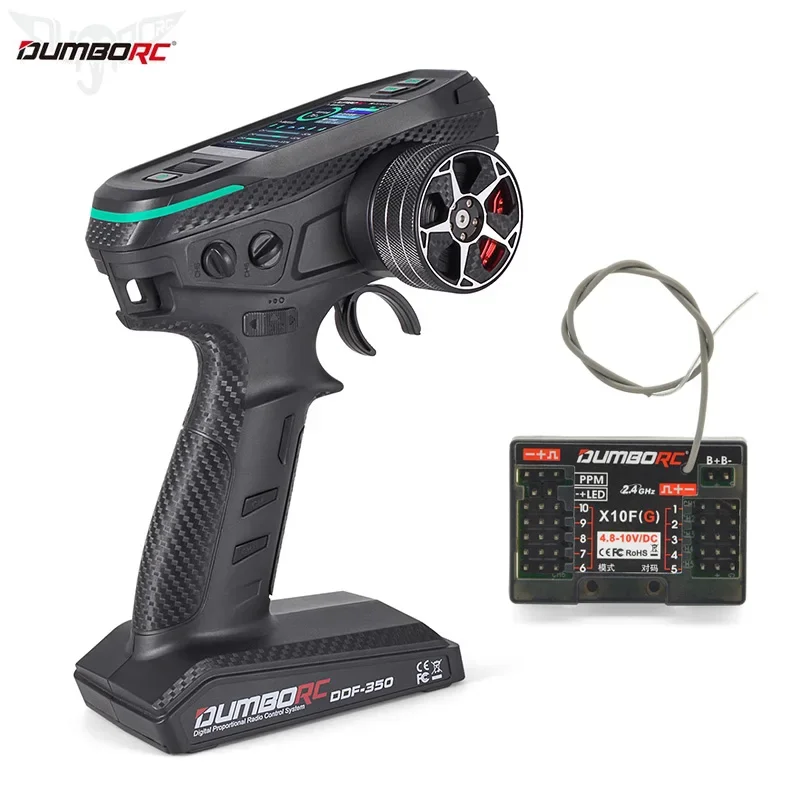 DUMBORC DDF350 10-канальный радиоуправляемый пульт дистанционного управления маховик 2 4