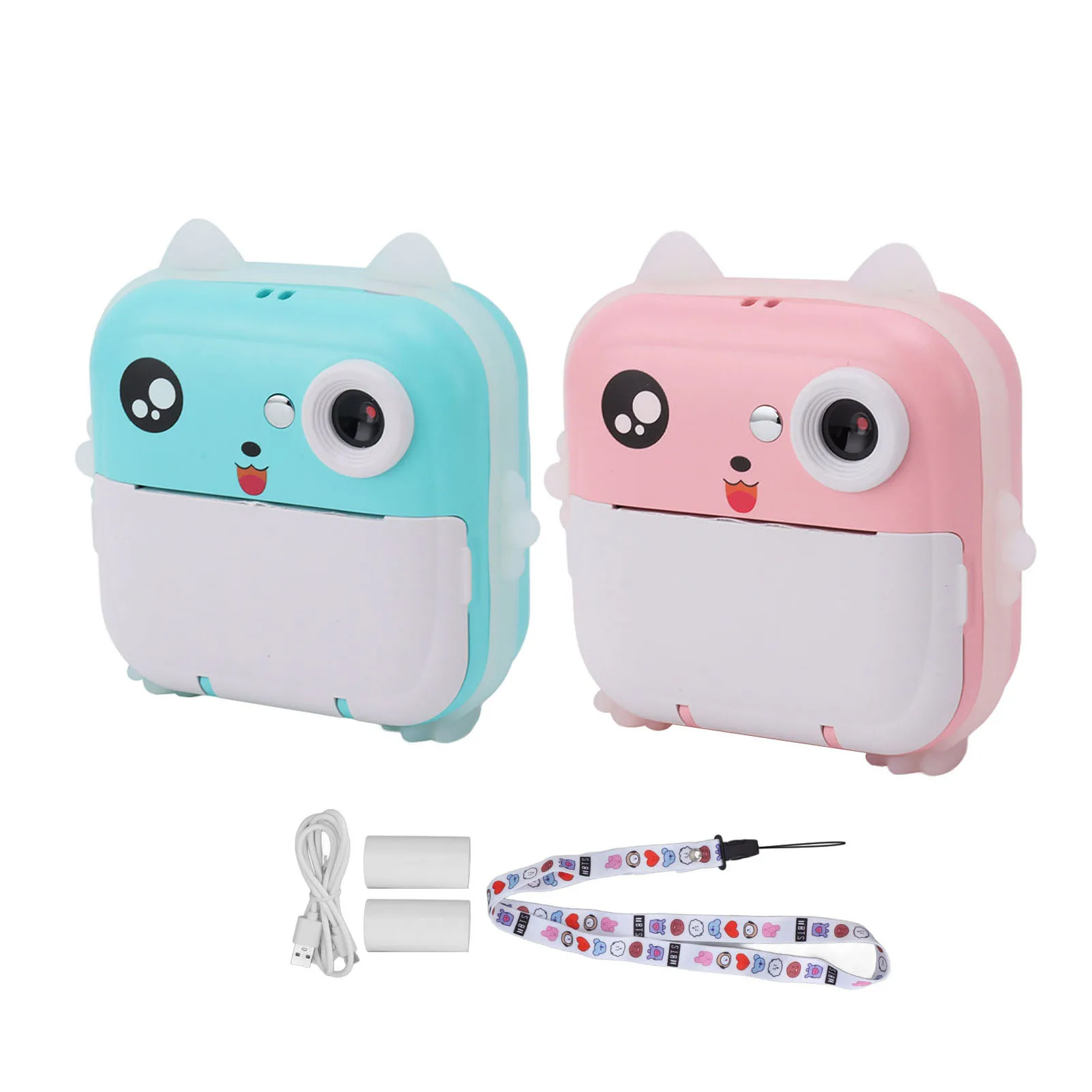 Детская камера для мгновенной печати, 24 МП, 5 В, 1080P, 720P, дюйма