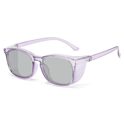 Квадратные Солнцезащитные очки для мужчин и женщин, защита от аллергии и брызг, защита от ветра, фотохромные хамелеоны