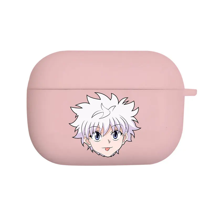 

Cute Cartoon Anime Pink Soft Silicone Apple Wireless Bluetooth Headphone Case Suitable for Iphone AirPods 1 2 3 Pro