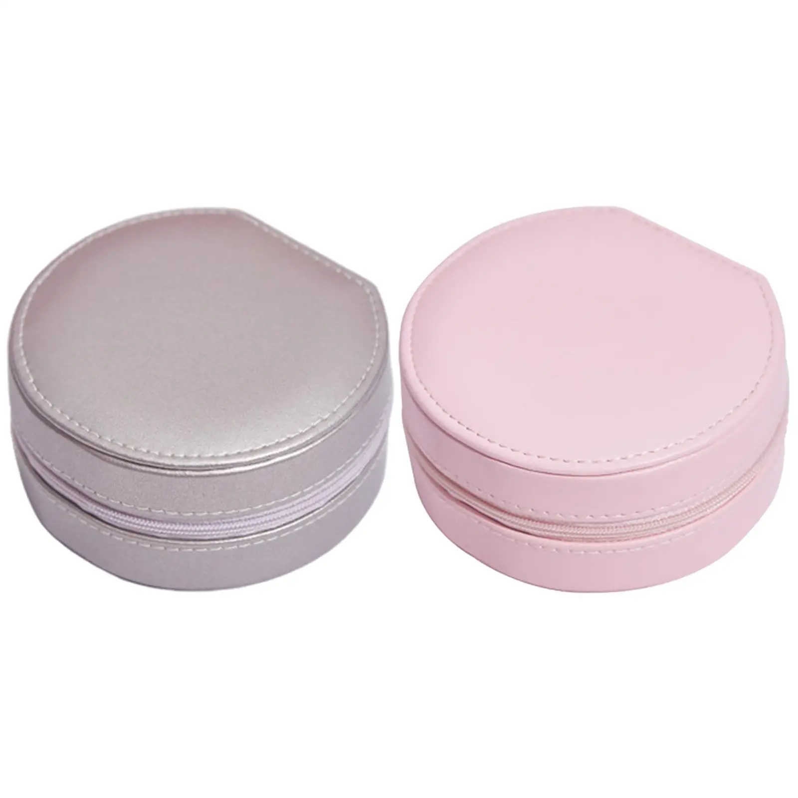 

Luxury Jewelry Box Multi-Layer Round Mini Jewelry Case for Earrings Women